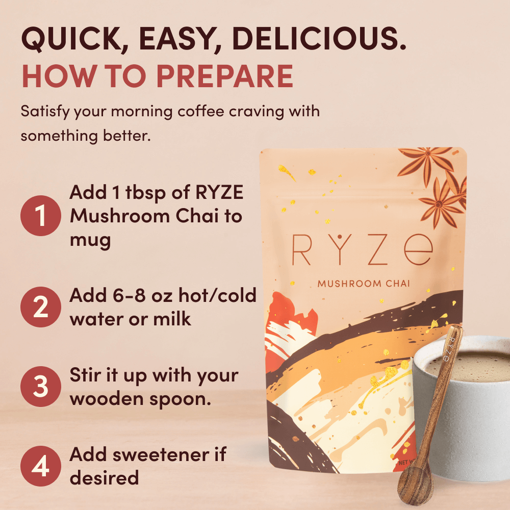 Mushroom Chai (20 Servings) - Workday Focus