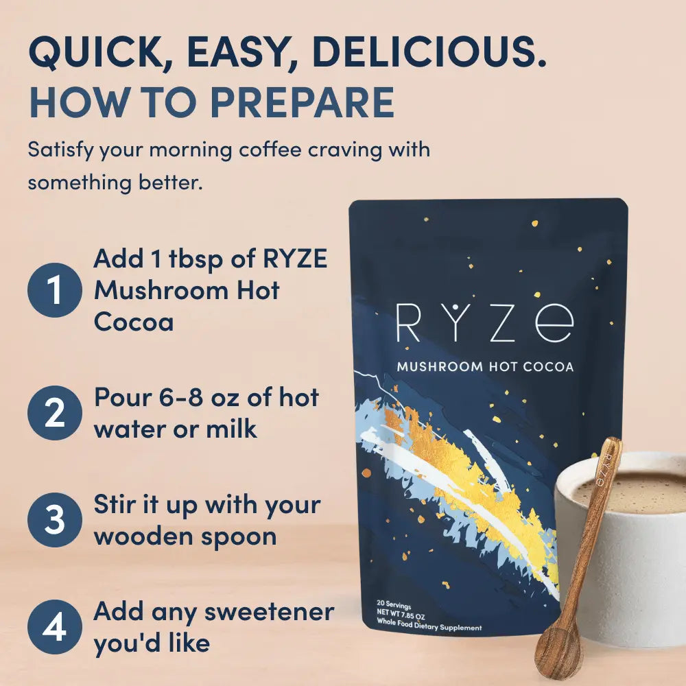 RYZE Ritual Set (Cocoa + Coffee) - Smooth Start
