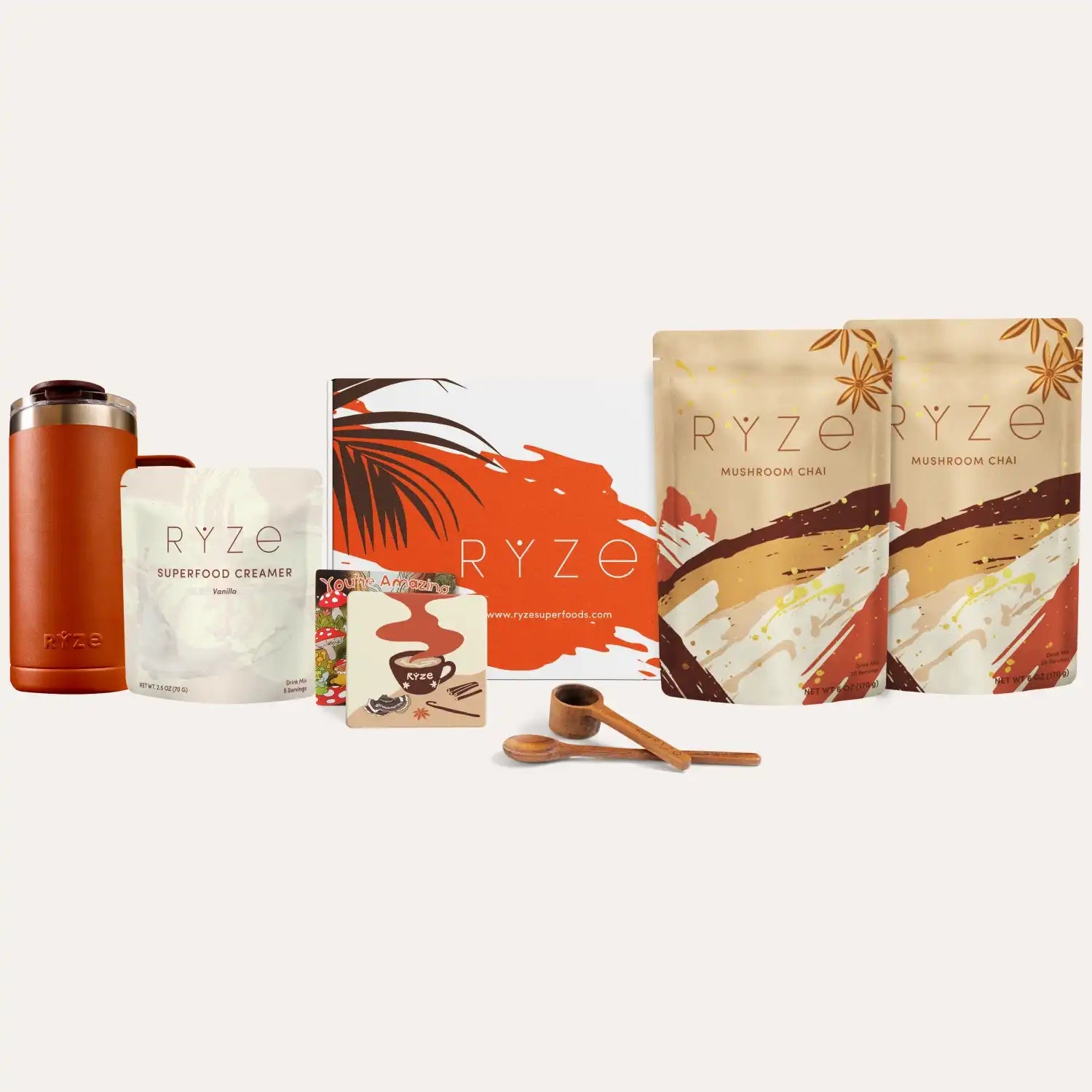 Mushroom Chai Starter Kit (40 Servings) - Everyday Support