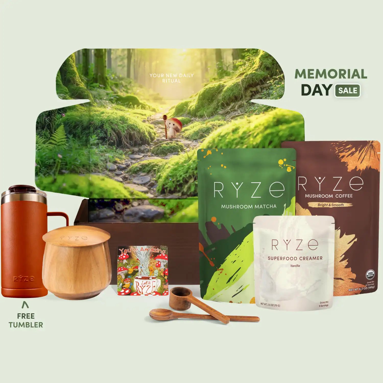 RYZE Ritual Set (Matcha + Coffee) - Coffee Alternative