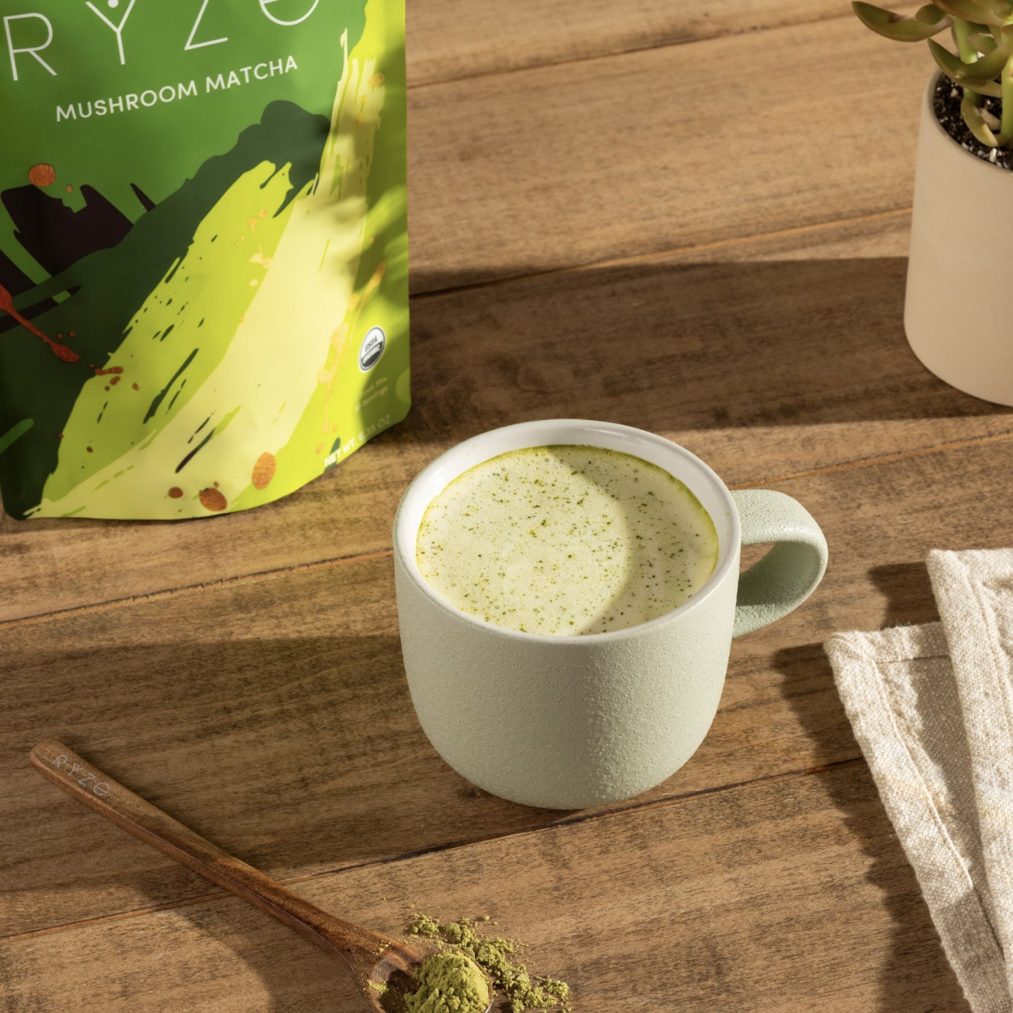 Mushroom Matcha Starter Kit (60 Servings) - Easy Energy