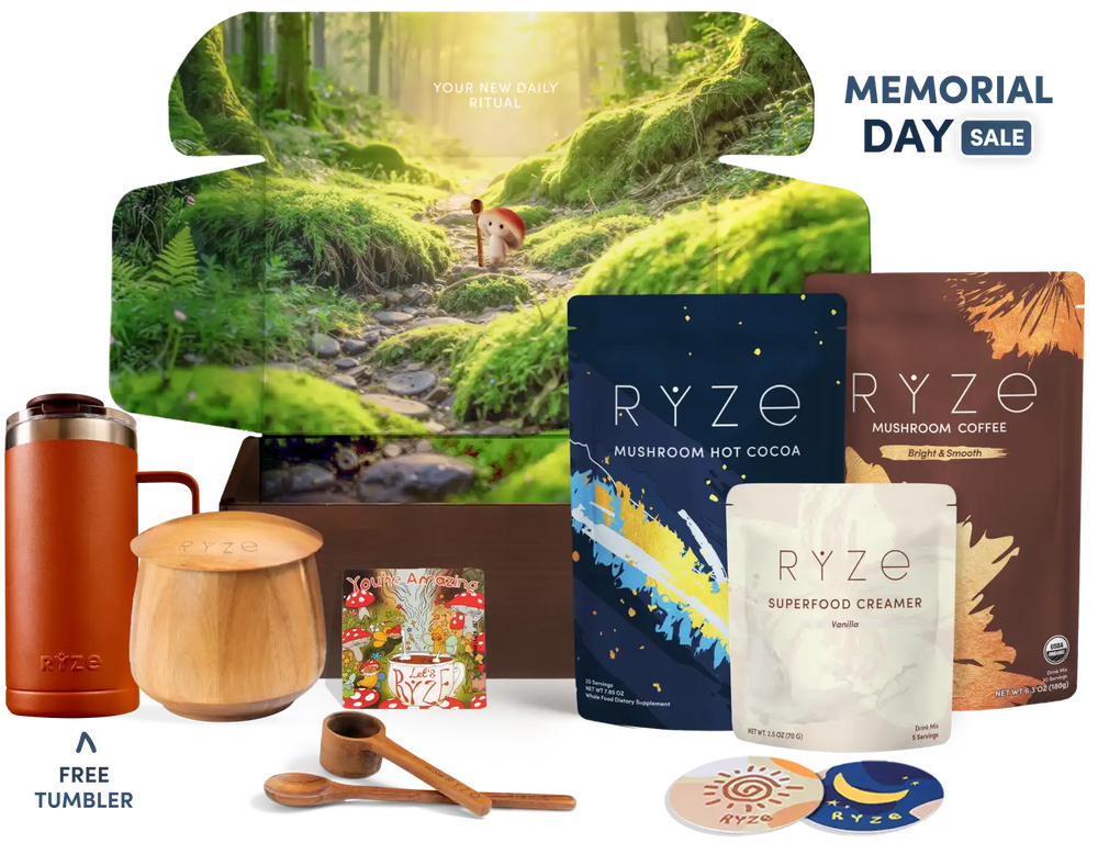 RYZE Ritual Set (Cocoa + Coffee) - Smooth Start