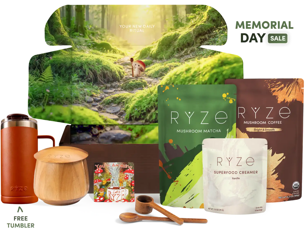 RYZE Ritual Set (Matcha + Coffee) - Coffee Alternative
